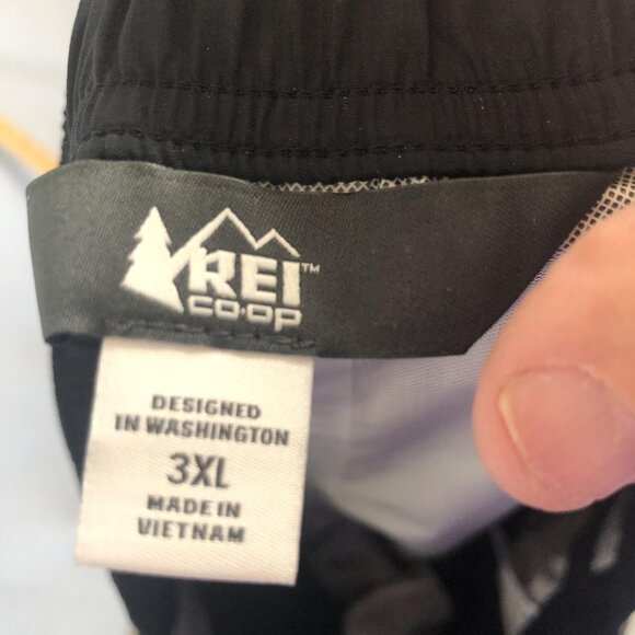 REI Co-op Rainier Full Zip Rain Pants Mens 3XL Black Waterproof Outdoor Hiking - Picture 9 of 16